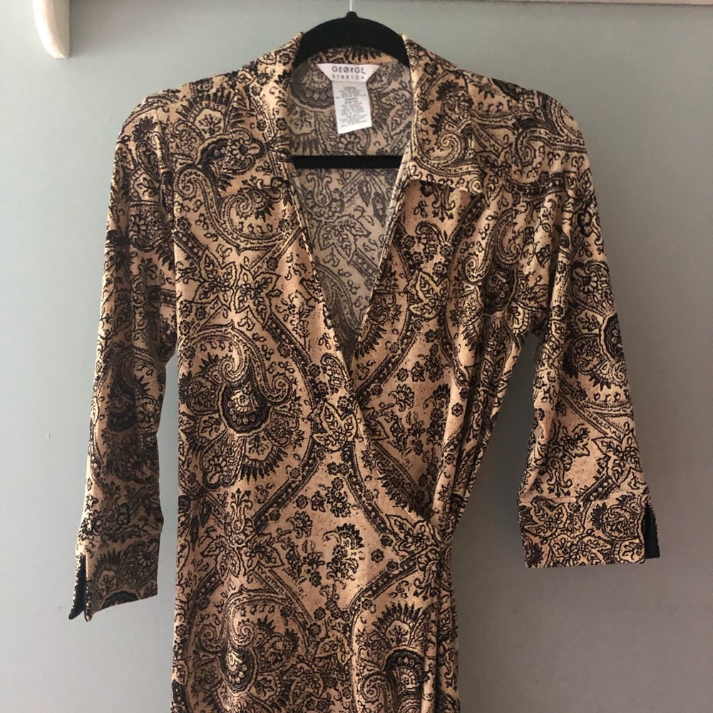 Wrap Dress Cover Robe by George - Stretch sz 8/10